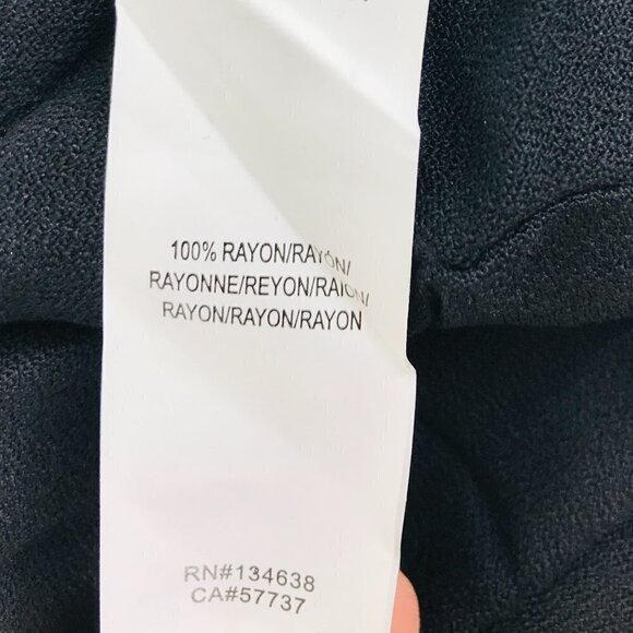 JUSTFAB BOHO BELL SLEEVE DRESS BLACK SZ XL NWT - Picture 10 of 13